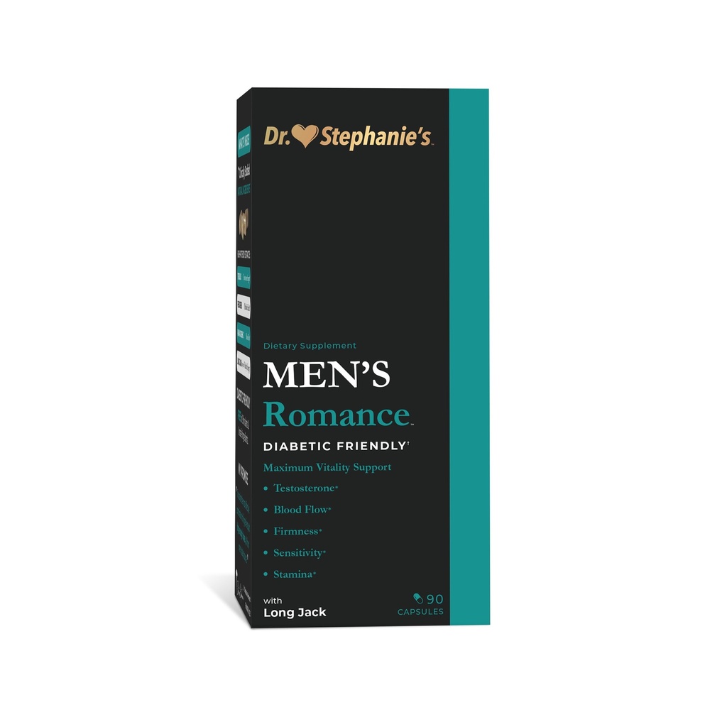 Dr. Stephanie's Men's Romance - Energy & Endurance Natural Supplement - with Tribulus Terrestris, Fenugreek, & Longjack Root