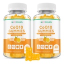 CoQ10 Gummies, 250mg Coenzyme Q10 High Absorption Supplements with Omega-3, Vitamin B3, Zinc, Magnesium, Supports Heart Health, Cellular Energy & Antioxidant, Vegan, Non-GMO, Orange Flavor, 120 Count
