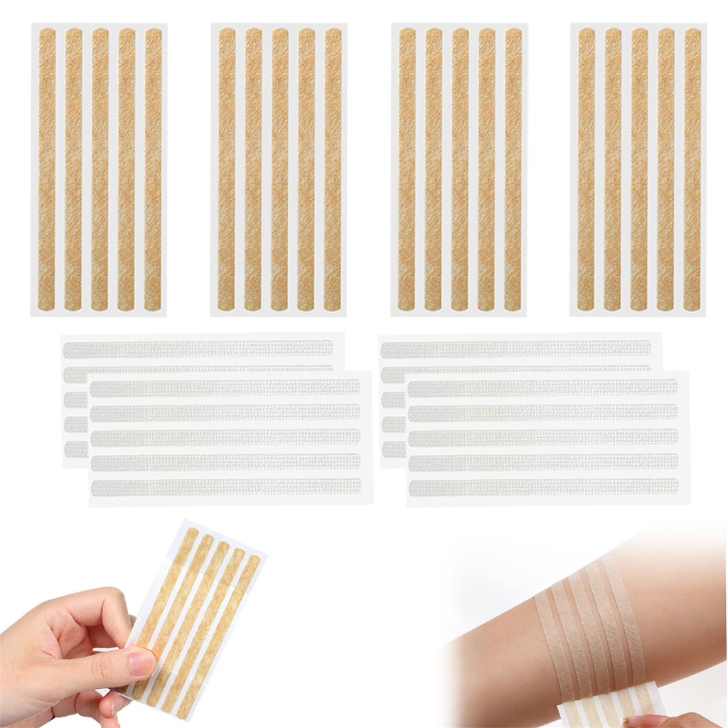 Sterile Strip 40 Strips Wound Closures 1/4" x 4" Adhesive Skin Closure for Closing Minor Cuts Wounds