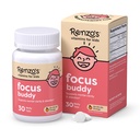 Renzo's Focus Buddy Kids Brain Support, Dissolvable Tabs, 30-Count | Citicoline, Lutein, B12, Folate, Focus & Attention Support, Stimulant-Free, Sugar-Free, Orange Flavor, 1-Month Supply