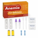 Iron Deficiency at Home Test Kit – 2 - Pack, Anemia Iron Test Kit, for Quick Response and Accurate Results. Suitable for Both.