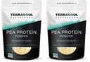 Terrasoul Superfoods Organic Pea Protein, 1.5 Lbs - European Sourced | Unflavored | Smooth Texture (Pack of 2)