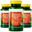 Echinacea Goldenseal Blend, 900 mg, 75 Vegetarian Capsules, Pack of 03