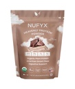 NUFYX® Family Owned Protein Powder, Organic Plant-Based, Made with 100% USA Grown Peas, 18g Protein for 100 Calories, Only 7 Ingredients, Digestive Support (Dreamy Chocolate, 40 Scoops)