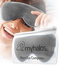 MyHalos Heated Eye Mask, Warm Compress for Dry Eyes, Blepharitis & MGD | Soothing Relief for Dry, Irritated Eyes, Soothes MGD, Moist Heat, Reusable & Microwavable Safe, Warm Eye Compress