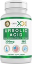 Genex Formulas Ursolic Acid 300mg (180 капсули) Ursolic Acid Sourced from Rosemary Extract - Non-GMO, клейковина Безкоштовна, вегетаріанська
