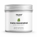 FOLIUS LABS Ultra High Purity Resveratrol Capsules - 99% Trans-Resveratrol - Japanese Knotweed Extract - Support Immunity, Support Healthy Aging - 120 Caps Reservatrol Supplement
