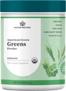 Natureza Restaurar Greens Superfood Powder, EUA Crescido, couve orgânica, grama de cevada, Wheatgrass, Sem açúcar, 8 Onças, Made in USA