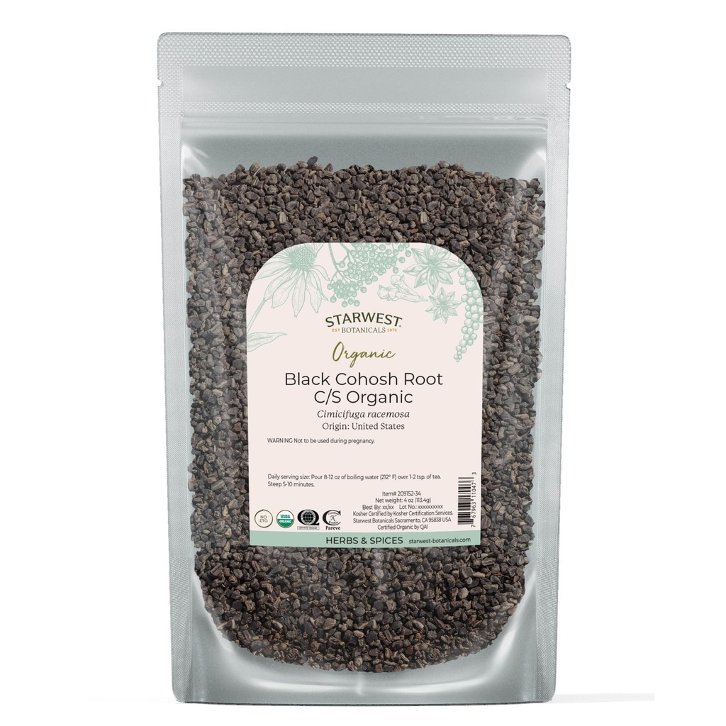 Starwest Botanicals Organic Raw Dandelion Root, Non-GMO - Bulk 1 lb Bag | Dried Loose Herb for Tea, Certified Kosher, Non-GMO