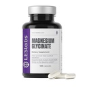 LES Labs Magnesium Glycinate Supports Restful Sleep, Heart Health, Stress Relief, Metabolism, Nerve & Muscle Function, Gentle on the Digestive System Non-GMO Supplement 120 Capsules