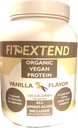 Vegan Protein Powder, 30 Servings, 120 Calories, 22 G Plant Protein Per Serving Organic Vanilla Flavor High Protein, Low Carb, 0 Sugar