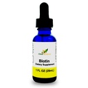 Liquid Biotin B7 – High-Absorption, Cold-Pressed D-Biotin USP, Vegan, Alcohol-Free, Sublingual Drops, No Artificial Flavors, Blue Cobalt Glass Bottle for Potency & Purity - 1 oz