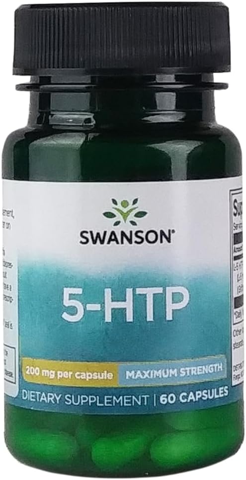 Swanson Ultra Aminoacido Massima resistenza 5-Htp 200 Milligrammi 60 capsule di veg