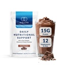 Equilife Daily Nutritional Support Multivitamin, Chocolate, 14 Serving Bag | All-in-One Vitamin, Mineral & Protein Powder | 15G Plant Protein | Supports Energy, Digestion & Detoxification | Gluten Free