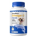 Omega 3 Fish Oil for Dogs & Cats, Skin & Coat Support, 200 Ct | High-potency Omega-3: 480mg EPA/DHA per 2 softgels nourishes dry, itchy skin & promotes soft, shiny coat.