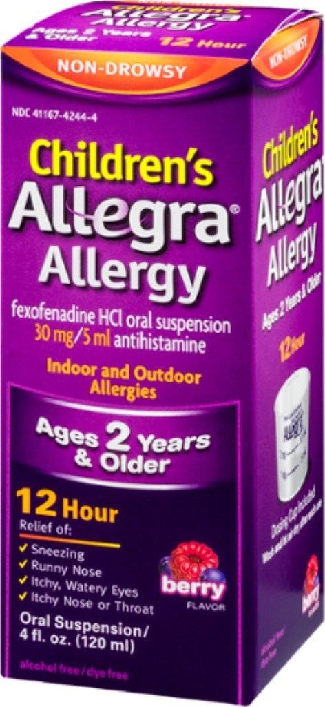 Allegra Children's Allergy 12 Hour Relief Oral Suspension Berry Flavor 4 OZ2