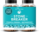 Chanca Piedra Stone Breaker – Dissolver Natural, Limpeza do Rim & Suplemento de vesícula biliar – Desintoxicar o trato urinário, Impurezas Flush, Sistema claro – 120 cápsulas macias Vegan