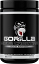 Gorilla Mind Creatine Monohydrate Micronized Powder, Peningkatan Ukuran Otot, Daya Keluaran dan Kekuatan, 5 Grams per Serving, 100 Hamba