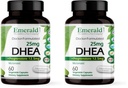 Emerald Labs DHEA 25mg - Adrenal Support Supplement to Help Hormone Balance* - Includes DHEA - Gluten-Free - 60 Vegetable Capsules (30-Day Supply) (Pack of 2)