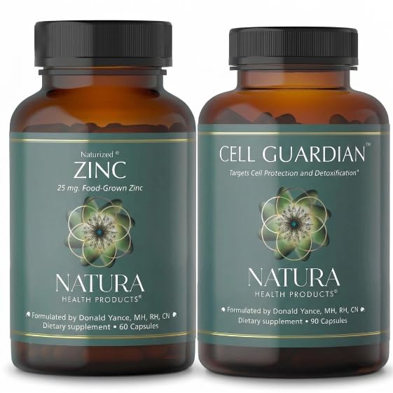 Natura Health Products DIM Broccoli Seed Extract + Zinc 25 mg Bundle | Cabbage Sprouts, Wasabi, Calcium-D-Glucarate and NAC 90ct with food-grown trace mineral 60ct, antioxidant blend
