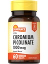 Sundance Chromium Picolinate 1000mcg | 60 Tablets | Vegetarian, Non-GMO & Gluten Free Supplement