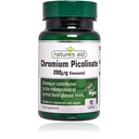 Natures Aid Chromium Picolinate 200� g Elemental 90 Tabs - 2 Pack
