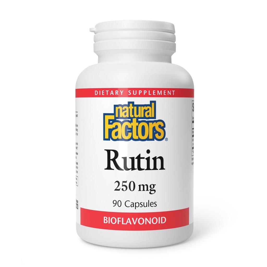 Natural Factors - Rutin 250mg, A Citrus Bioflavinoid, 90 Capsules
