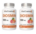 Diosmin Capsules, 240 Count, 1000 mg Serving, Vegan, Citrus Bioflavonoids 100% Vegetarian, Non-GMO & Gluten Free Diosmin Supplement with Max Strength - 2 Packs