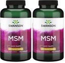 Swanson Msm 500 Milligrams 250 Capsules (Pack of 2)