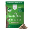 nbpure Daily Multi-Fiber Powder Blend, Savory Mocha (45 Servings) | Supports digestive health, Prebiotic + 4 probiotic strains, Soluble & insoluble fiber, Supports weight management
