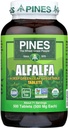 PINES Organic Alfalfa, 500 Count Tablets