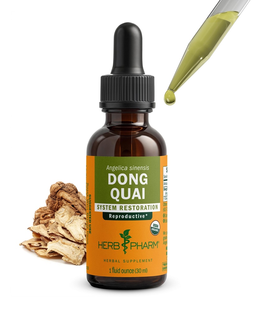 Herb Pharm Dong Quai Liquid Extract Drops for Female Reproductive System Support, 1 Oz