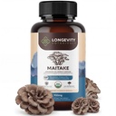 Longevity Botanicals Organic Maitake Mushroom Capsules Supplement Extract 120ct | Grifola Frondosa Fruiting Body | ≥30% Beta-D-Glucans | 40 Servings of 900mg | Supports Daily Wellness