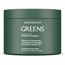 BodyHealth Greens Enhanced with PerfectAmino - Daily Superfood Green Apple Smoothie Powder with Vegetables, Fruit, Antioxidants, Prebiotics, Probiotics, Fiber, and Protein - 20 Servings
