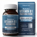 BioActive Vitamin B1 - 150mg Benfotiamine Capsules, Fat-Soluble Thiamine Supplement for Nerve, Energy & Metabolic Support with Magnesium & Alpha-Lipoic Acid - Foundational Strength, Non-GMO (60ct)