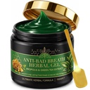 Anti-Bad Breath Herbal Gel, Internal Freshness Formula with Parsley, Green Tea & Chlorophyllin, Supports Whole Body Freshness and Breath, Natural Mint Flavor, 150g