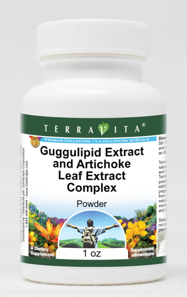 Guggulipid Extract and Artichoke Leaf Extract Complex Powder (1 oz, ZIN: 511110)