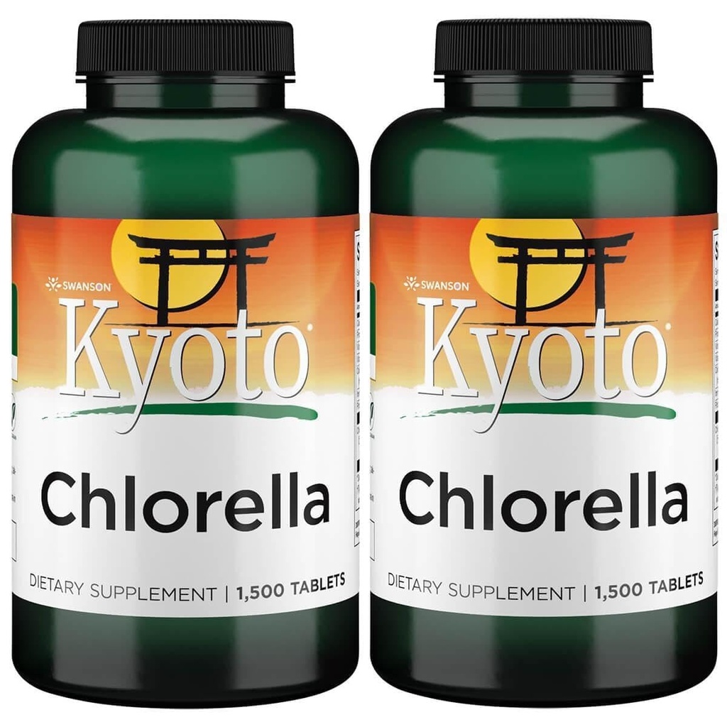 Swanson Chlorella 194 mg 1500 Tabs (2 Pack)