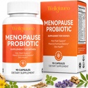 Menopause Supplements for Women 90 Capsules – Hot Flash, Night Sweats, Mood & Sleep Support – Female Hormone Balance Capsules Containing Black Cohosh, Red Clover, DIM, Probiotics & Ashwagandha