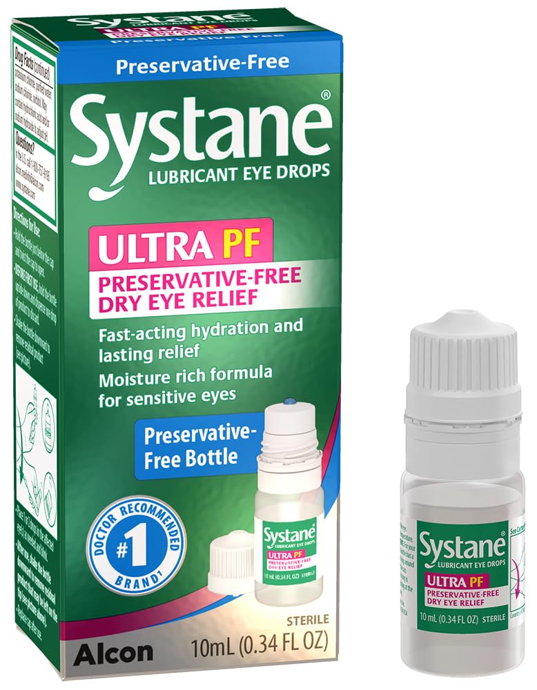 Systane Ultra Preservative Free Dry Eye Relief Drops, 0.34 Fl Oz
