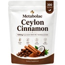 Metabolae Ceylon Cinnamon with MCT Oil | 300 COUNT Metabolae Ceylon Cinnamon Capsules Supplements