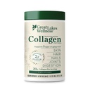 大湖井(Great Lakes Wellness Collagen Peptides Powder)用于皮肤,毛发,钉子,联合与文摘 - 不受欢迎 - 快速溶解水解,非GMO,Keto,Kosher - 16oz