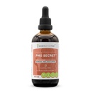 Secrets of the Tribe PMS Secret Alcohol-Free, Glycerite Black Cohosh, Cramp, Vitex, Valerian, Dandelion, Chamomile, St. John's Wort. Tincture, Herbal Extract Hormonal Imbalance Support 4 OZ