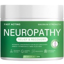 Neuropathy Cream, Neuropathy Pain Relief for Feet, Fast Acting Maximum Strength for Feet, Hands, Legs, Toes, Muscles, Joints, Waist Includes Arnica, Vitamin B6, Aloe Vera, MSM. 2 Fl Oz (Pack of 1）
