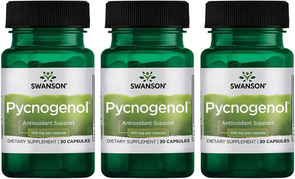 Swanson Pycnogenol 100 juta gram 30 Capsules 3 Pack