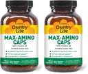 Country Life Maxi-Amino with 16 Free Form Amino Acids, 90 Vegetarian Capsules, Certified Gluten Free, Certified Vegetarian (Pack of 2)