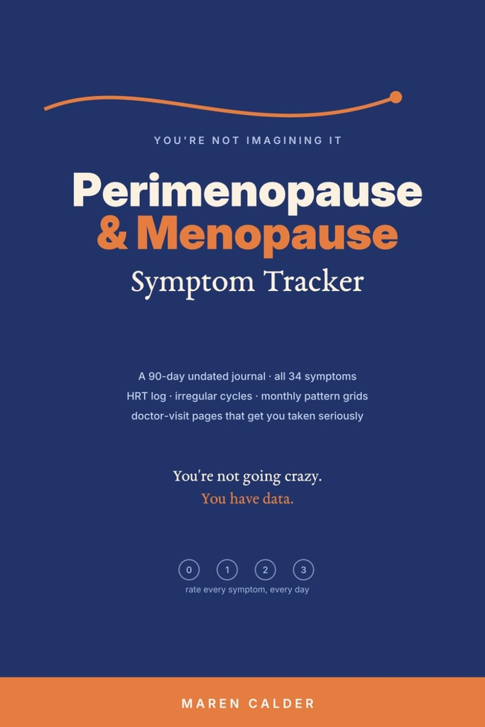Perimenopause & Menopause Symptom Tracker Journal: You're Not Imagining It: A 90-Day Undated Log for Hot Flashes, Night Sweats, Mood, Sleep & ... Pattern Grids & Doctor Appointment Pages