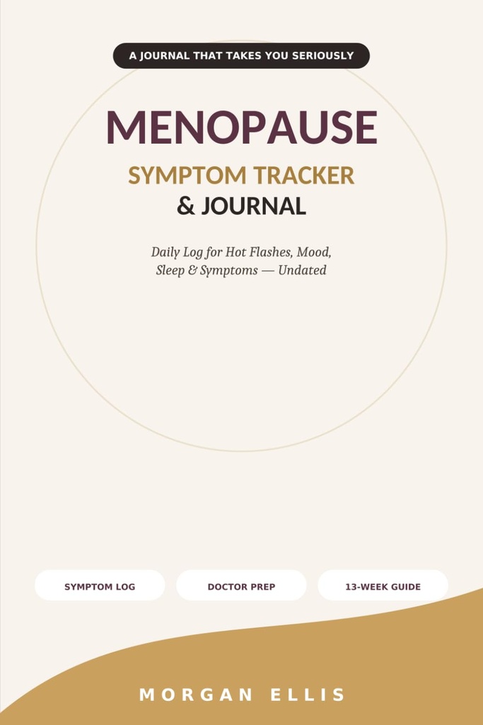 Menopause Symptom Tracker & Journal: A Guided Daily Log for Hot Flashes, Mood, Sleep & Symptoms (Undated)