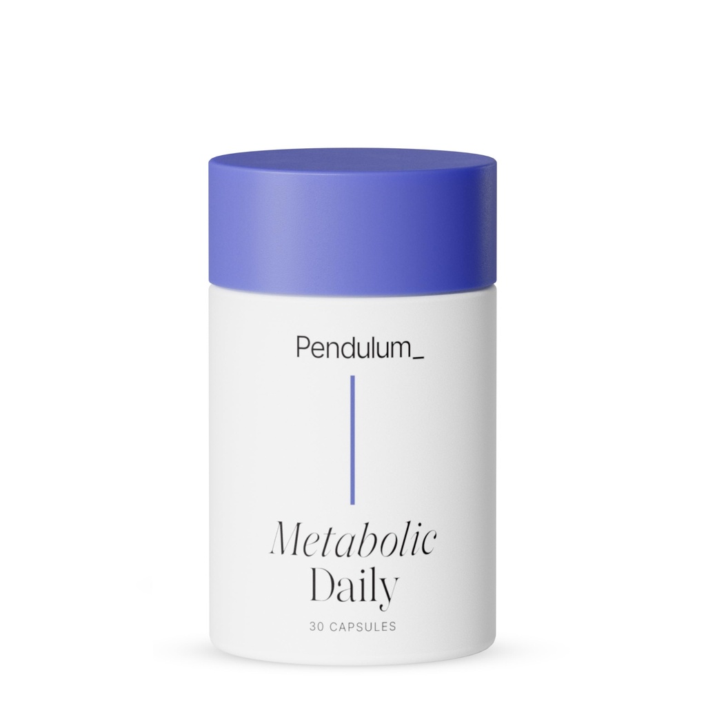 Pendulum Metabolic Daily - Multi-Strain Probiotic with Akkermansia muciniphila to Support Metabolism and Sustain Energy Levels - for Women and Men - 30 Capsules (1 Pack)