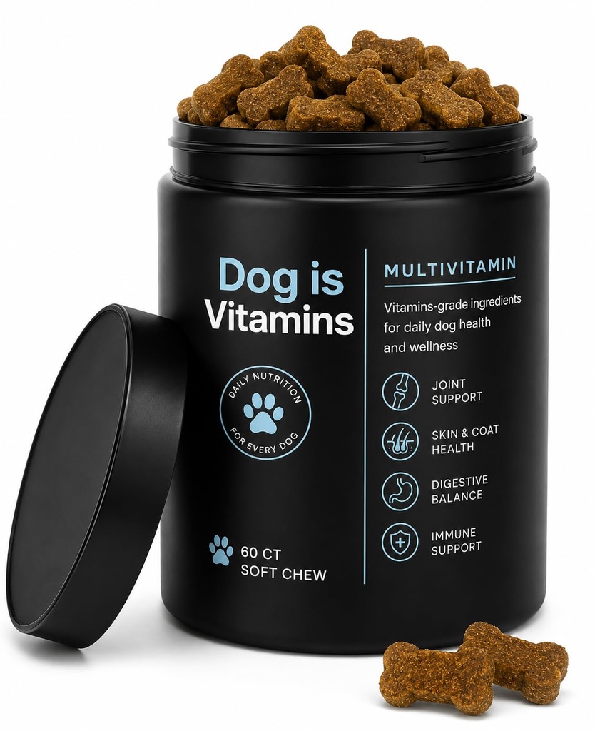 Pure Dog is Human Chews，Dog is Human multivitamin Itch Relief，Hip & Joint, Skin & Coat-1pcs